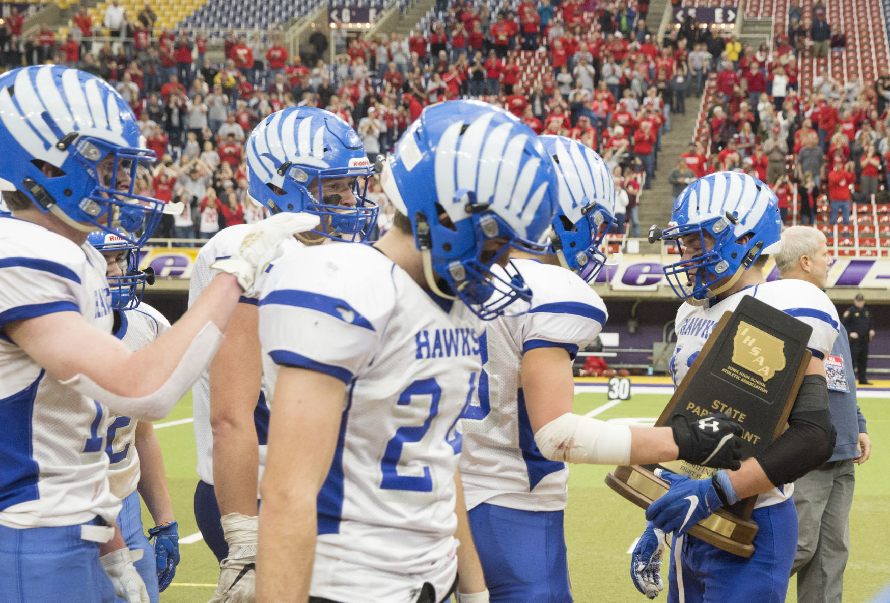 Remsen St. Mary's vs. Audubon state semifinal football